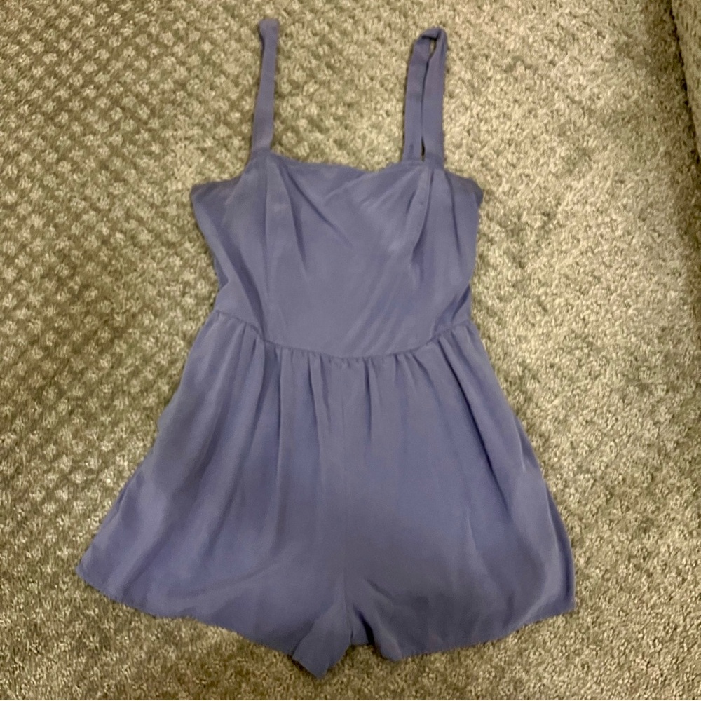 Garage Purple Sleeveless Romper
